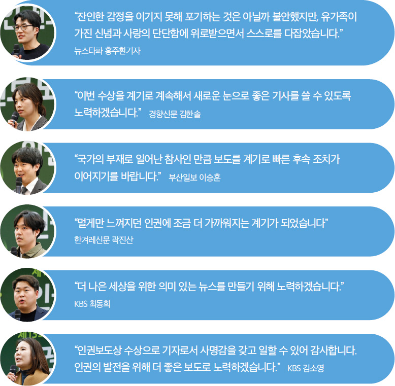 제13회 인권보도상 시상식