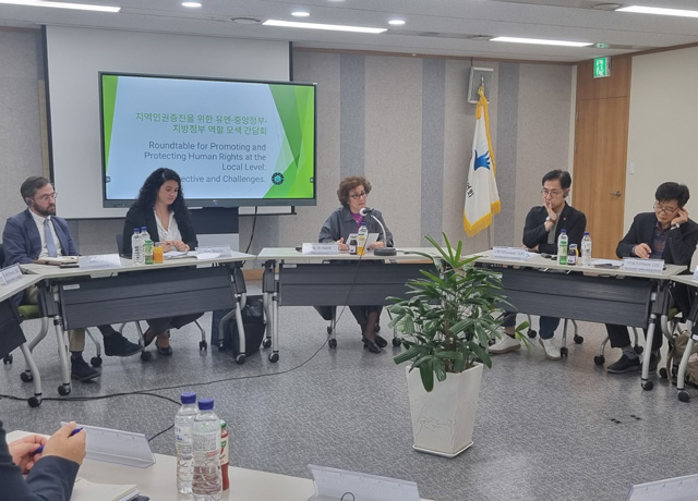 국가인권위원장, 유엔인권차석대표 접견
