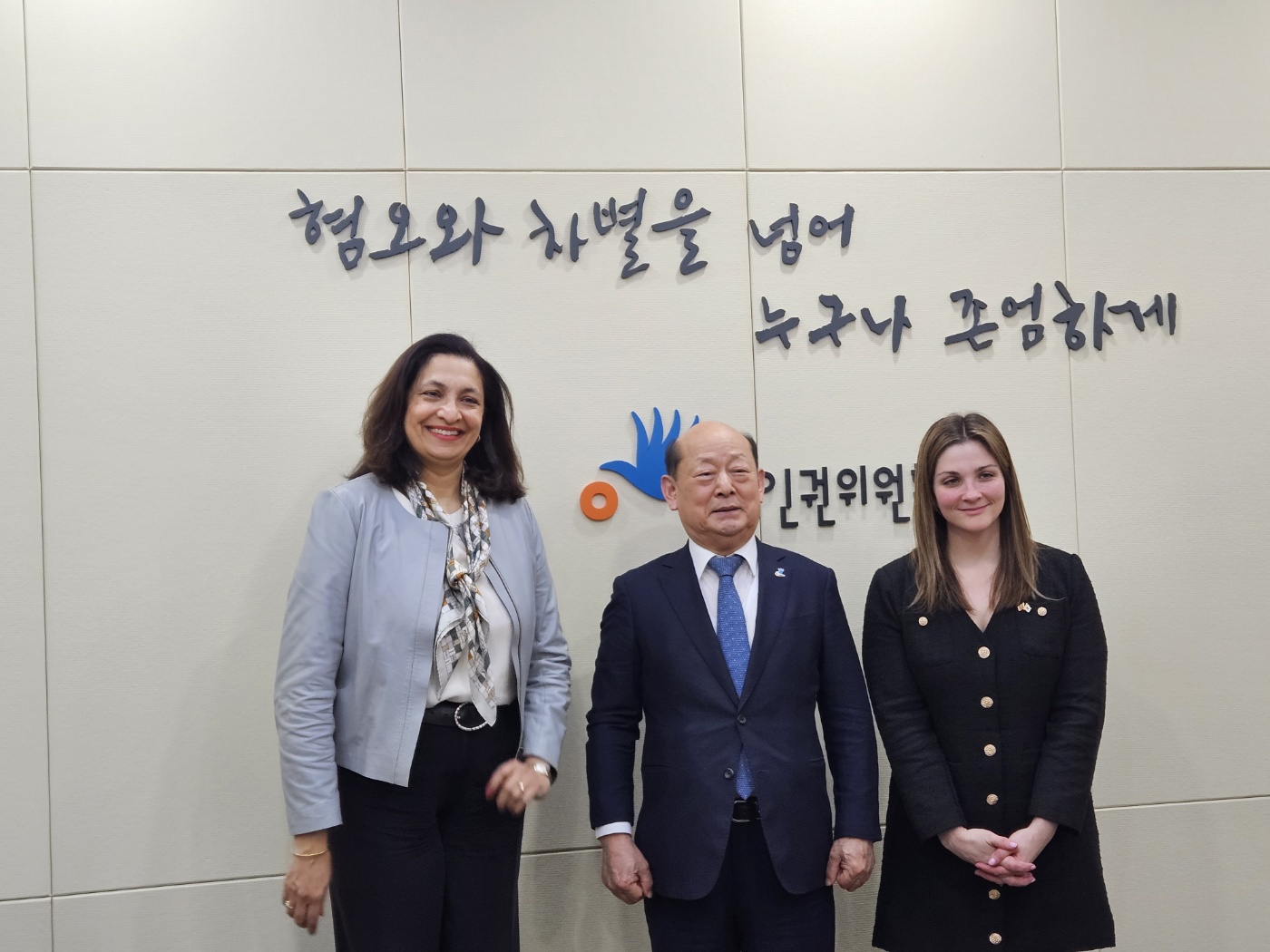 국가인권위원장, 미 국무부 민간안보, 인권, 민주주의 담당 차관 접견