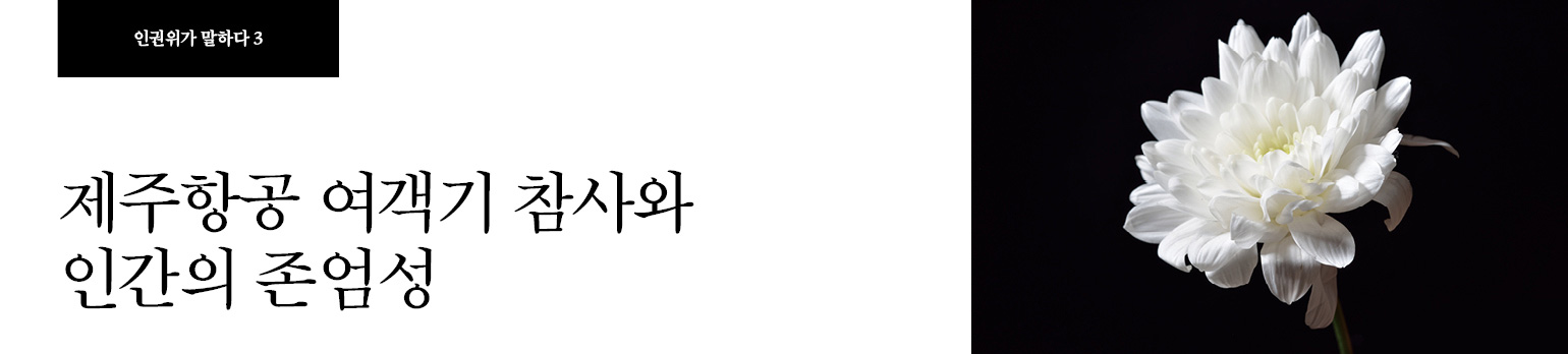 #3 제주항공 여객기 참사와 인간의 존엄성